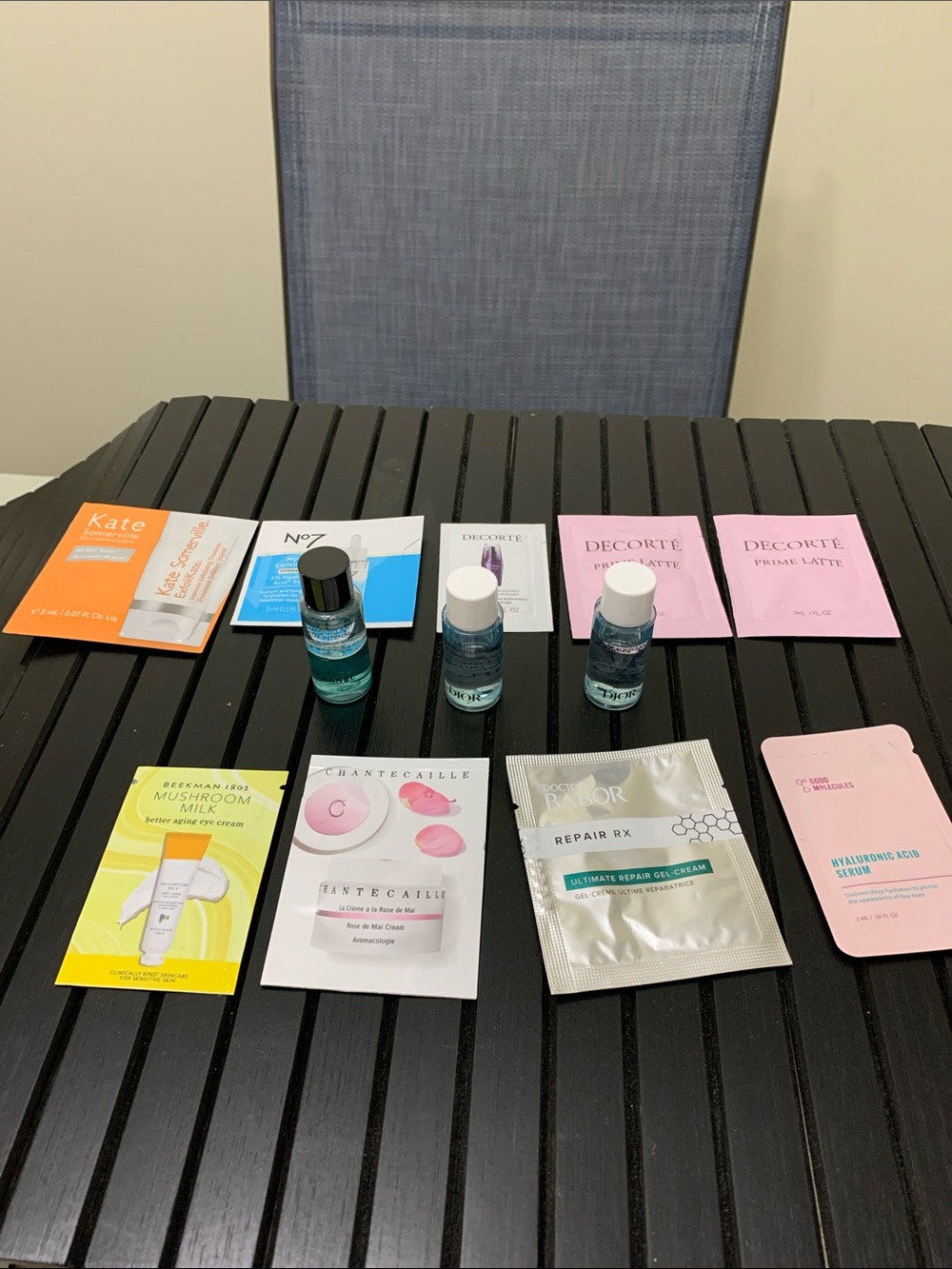 Dior Women’s Skincare Sample Collection - Pink & Blue Accents